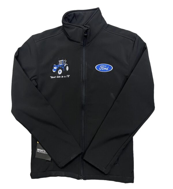 MEN'S REGATTA 7810 SOFTSHELL JACKET - BLACK