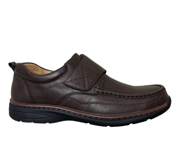 MEN'S CHARLES SOUTHWELL VELCRO SHOE / DESMOND - BROWN